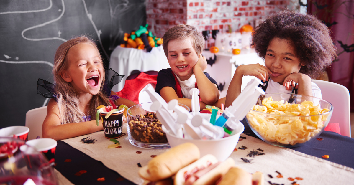 Kids making Halloween treats. Top 10 Halloween Jokes for Kids